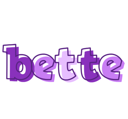 Bette sensual logo
