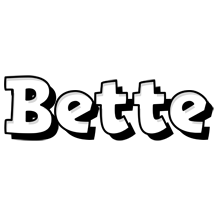 Bette snowing logo