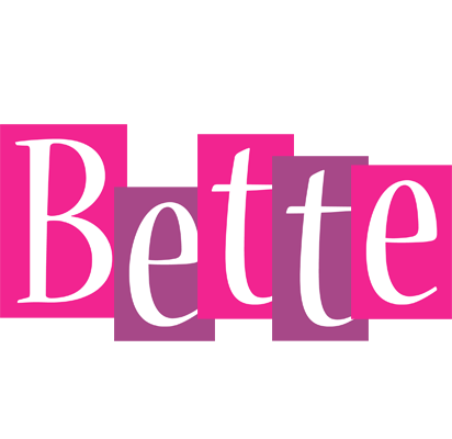 Bette whine logo