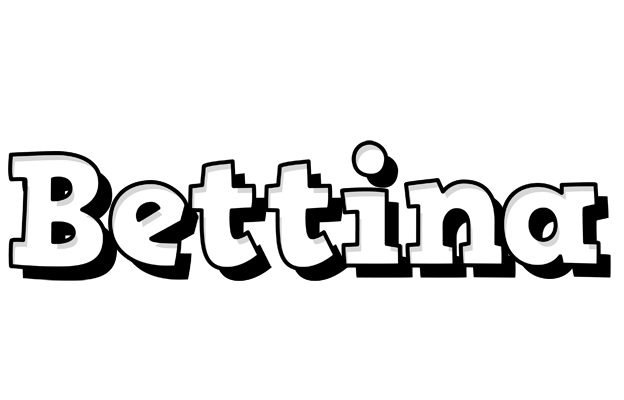 Bettina snowing logo