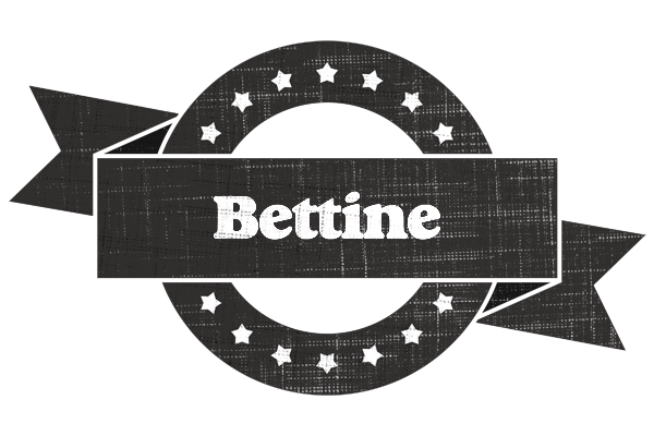 Bettine grunge logo