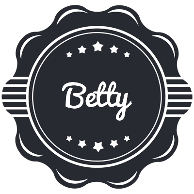 Betty badge logo