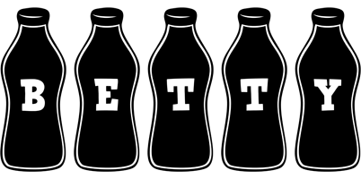 Betty bottle logo