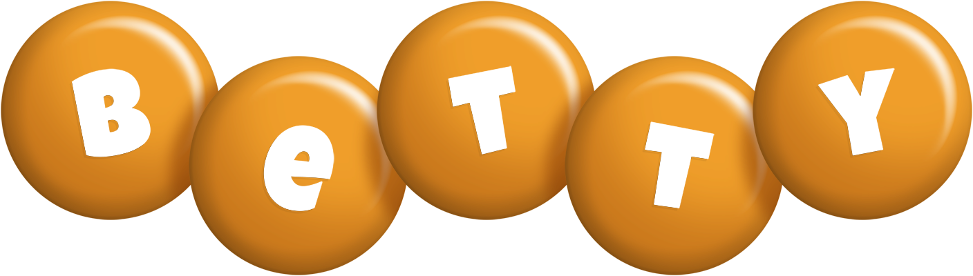 Betty candy-orange logo
