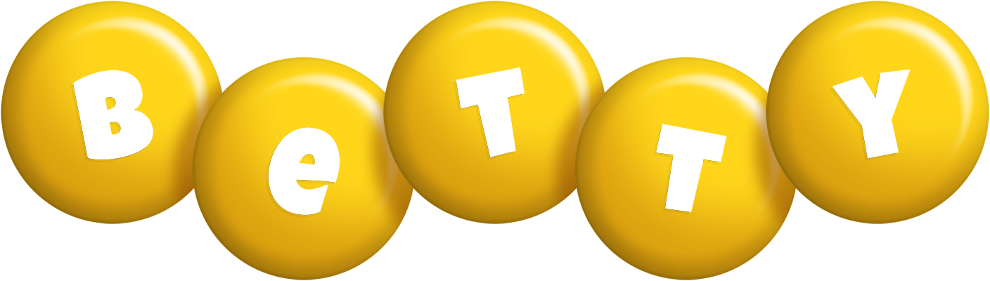 Betty candy-yellow logo