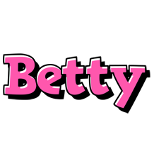 Betty girlish logo