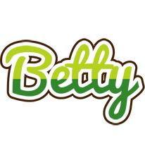 Betty golfing logo