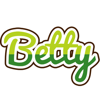 Betty golfing logo