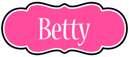 Betty invitation logo