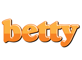 Betty orange logo