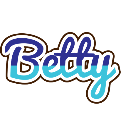 Betty raining logo