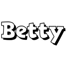 Betty snowing logo