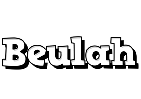 Beulah snowing logo