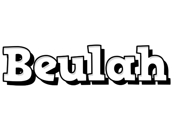 Beulah snowing logo