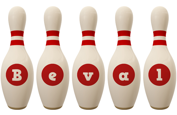 Beval bowling-pin logo
