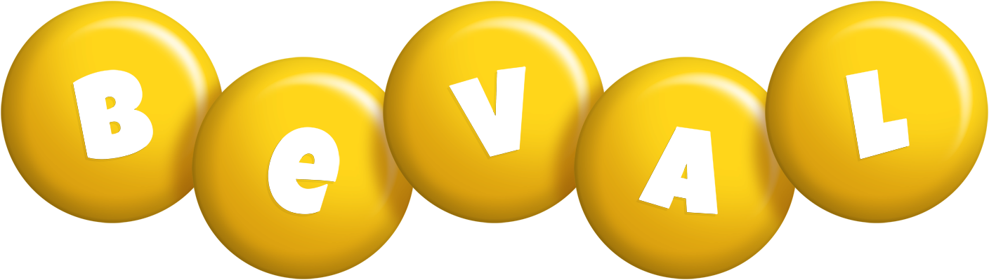 Beval candy-yellow logo
