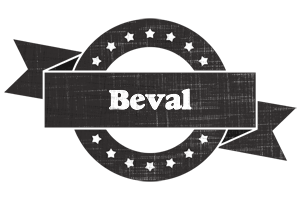 Beval grunge logo