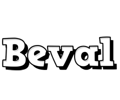 Beval snowing logo