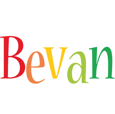 Bevan birthday logo