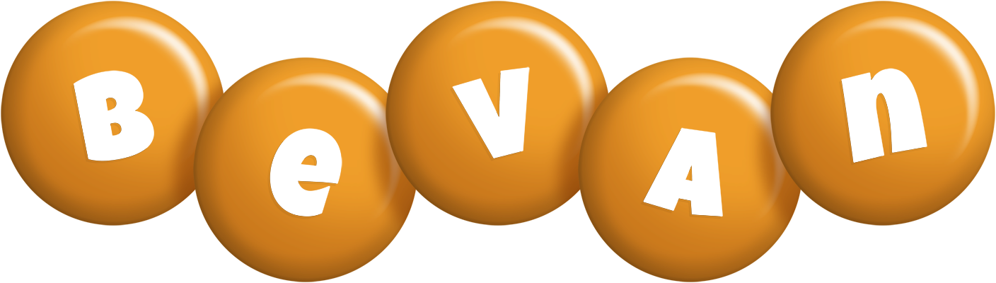 Bevan candy-orange logo