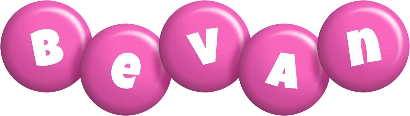 Bevan candy-pink logo