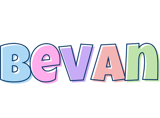 Bevan pastel logo