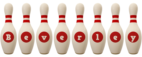 Beverley bowling-pin logo