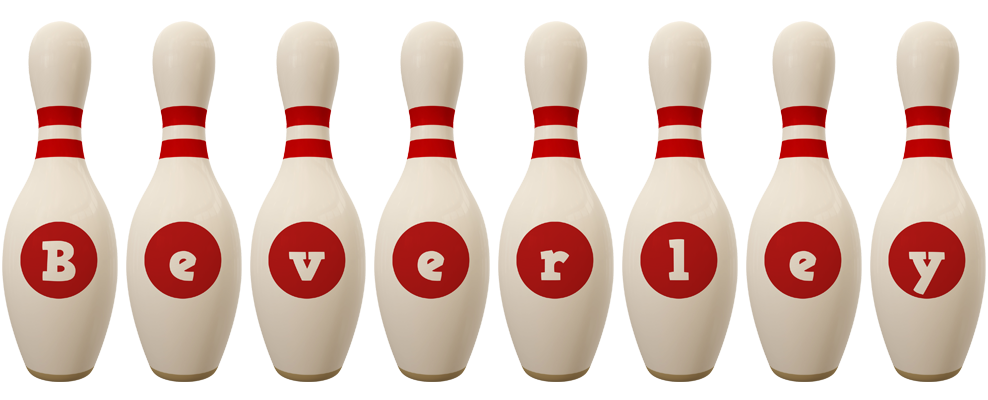 Beverley bowling-pin logo