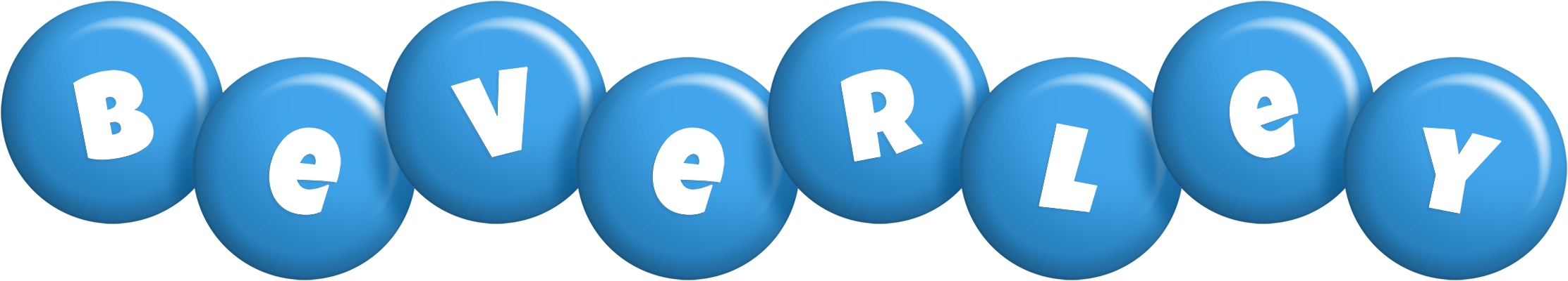 Beverley candy-blue logo