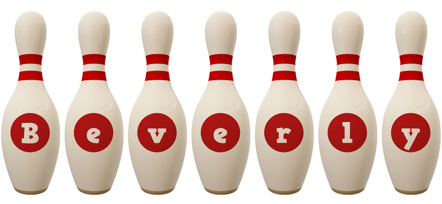 Beverly bowling-pin logo