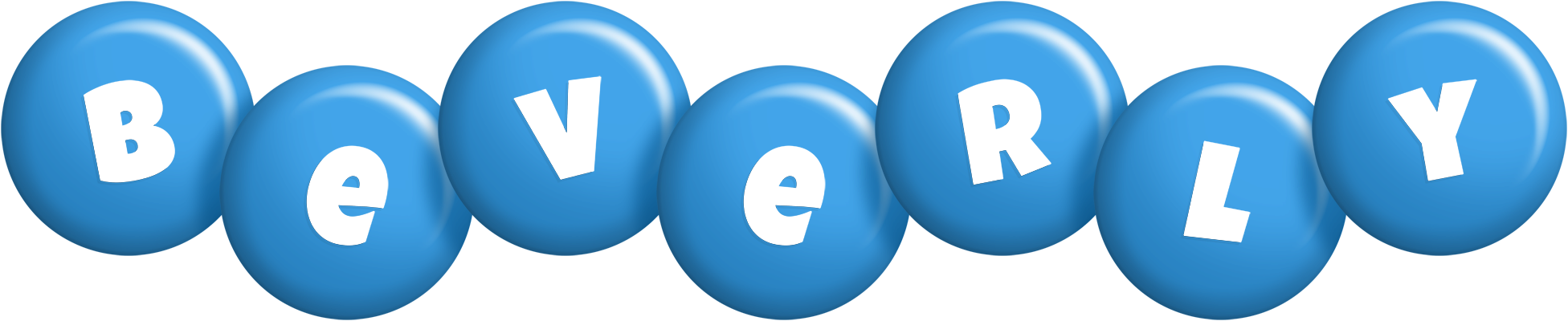 Beverly candy-blue logo
