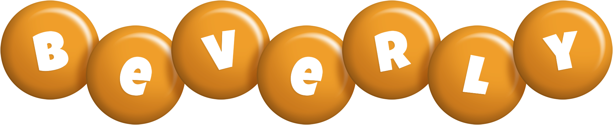 Beverly candy-orange logo