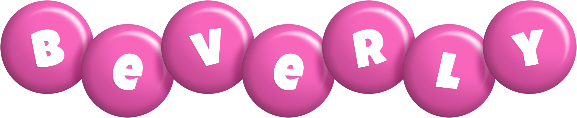 Beverly candy-pink logo