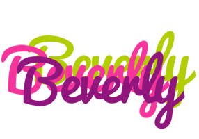 Beverly flowers logo