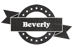 Beverly grunge logo