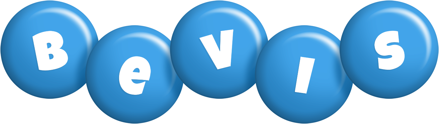 Bevis candy-blue logo