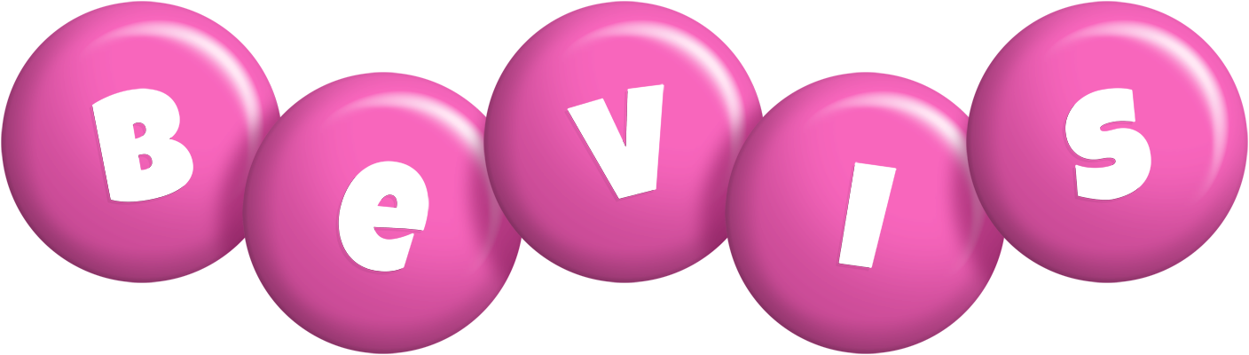 Bevis candy-pink logo
