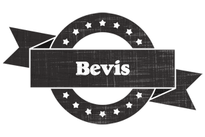 Bevis grunge logo