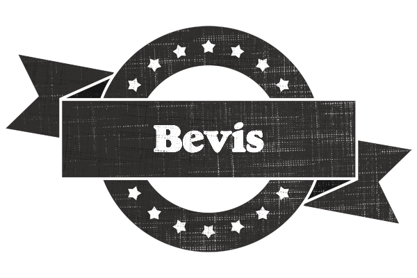 Bevis grunge logo