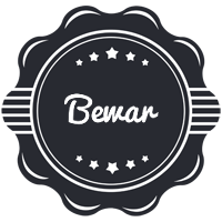 Bewar badge logo