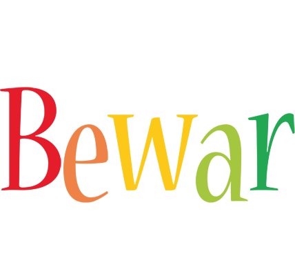Bewar birthday logo