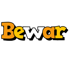 Bewar cartoon logo