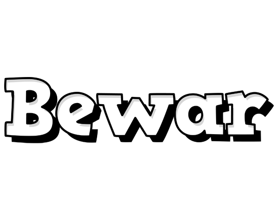 Bewar snowing logo