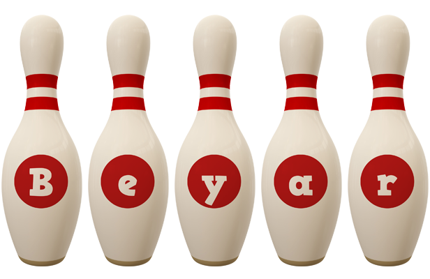 Beyar bowling-pin logo