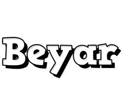 Beyar snowing logo