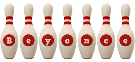 Beyonce bowling-pin logo