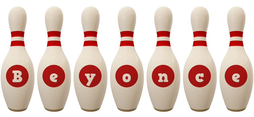 Beyonce bowling-pin logo