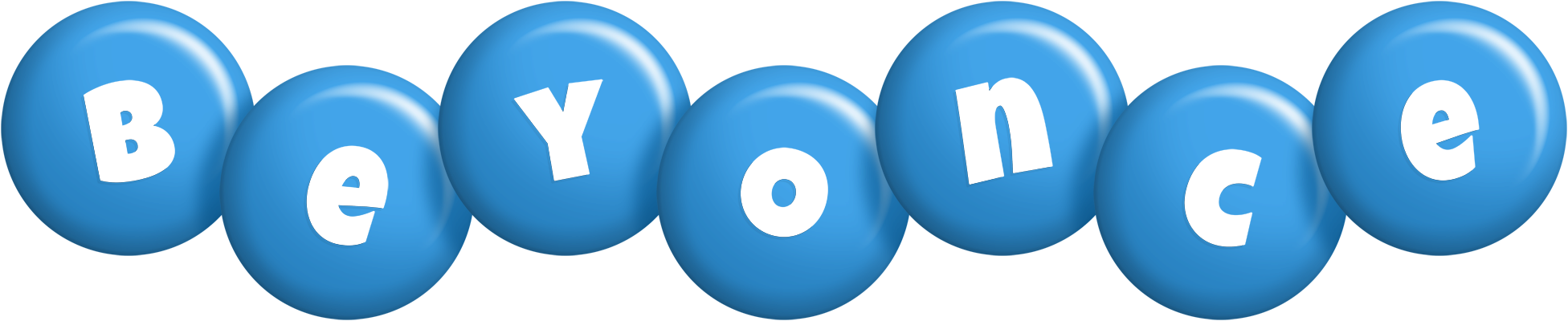 Beyonce candy-blue logo
