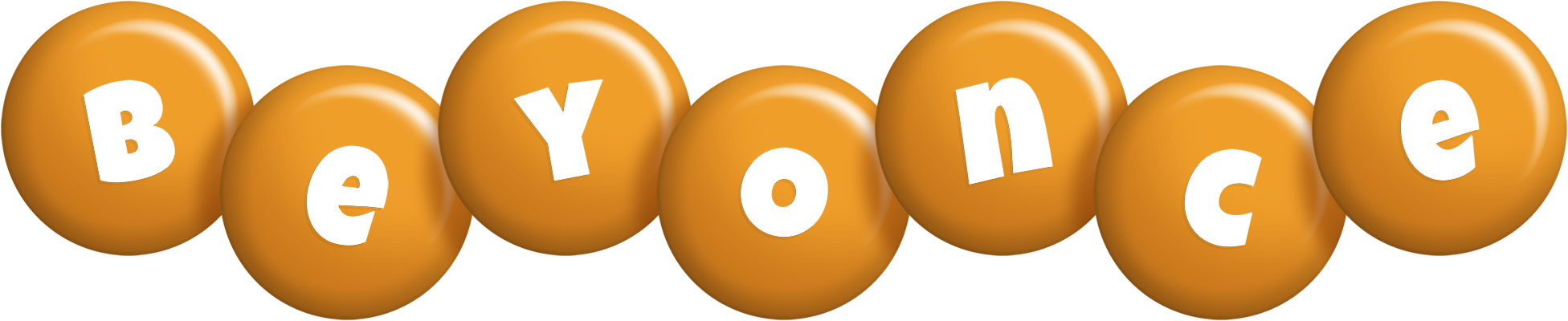 Beyonce candy-orange logo