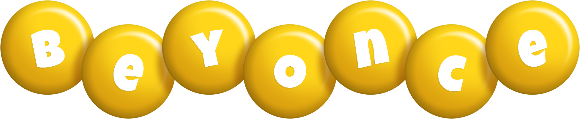 Beyonce candy-yellow logo